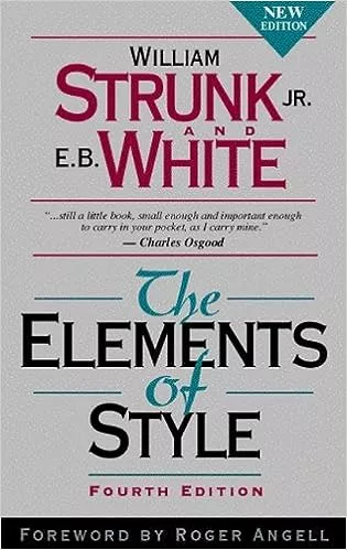 Elements of style book cover